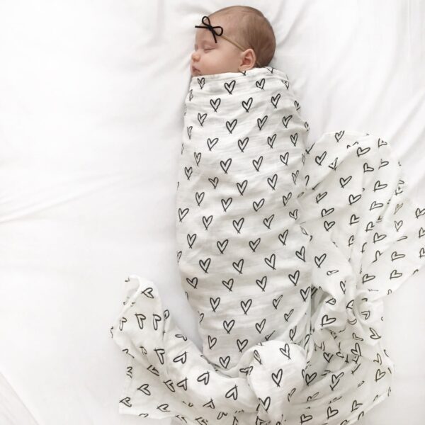 Lulujo – Mantas de muselina de bambú 3 unidades (Silky Soft Bamboo Swaddles)