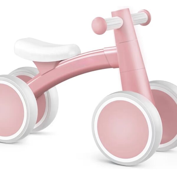 The Baby Club - Bicicleta de balance para bebé de 12 a 36 Meses - Ligera, Segura y Ergonómica - Juguete de Desarrollo para Niños y Niñas- Hot Pink rosado