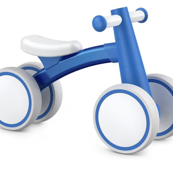 The Baby Club - Bicicleta de balance para bebé de 12 a 36 Meses - Ligera, Segura y Ergonómica - Juguete de Desarrollo para Niños y Niñas- Azul