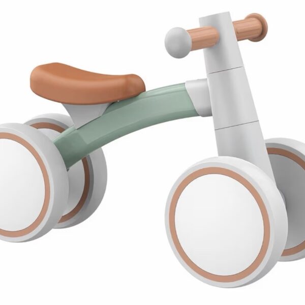 The Baby Club - Bicicleta de balance para bebé de 12 a 36 Meses - Ligera, Segura y Ergonómica - Juguete de Desarrollo para Niños y Niñas- Verde