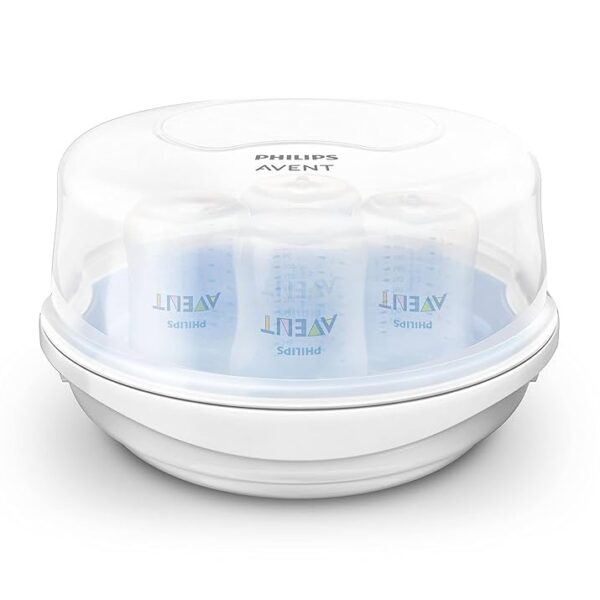 Philips AVENT SCF281/05 - Esterilizador a vapor para biberones, chupetes, tazas y más