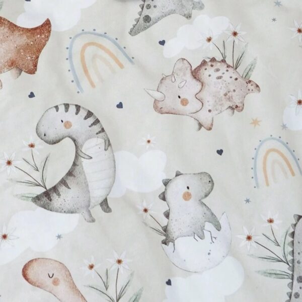 Saco de Dormir para Bebé con Broches Ajustables y Diseño de Ensueño - Dinosaurio 3-9 meses
