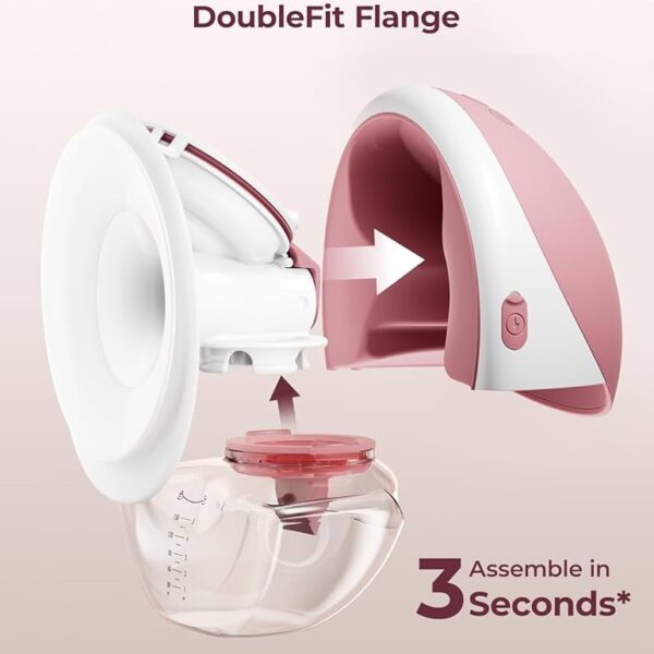 Momcozy Extractor de leche M9 manos libres. Múltiples modos personalizados y 15 niveles, extractor de leche portátil de 0.96 pulgadas, paquete de 2