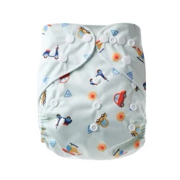 Pañal Reutilizable Ajustable (3-15 kg) con 2 Insertos Absorbentes - Carritos