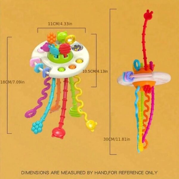 Juguete Sensorial Montessori  con Cuerdas – 1 Pieza