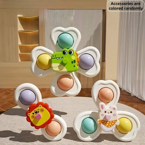 Spinners con Ventosa – Juguetes Giratorios de Insectos  (Set de 3 Piezas)