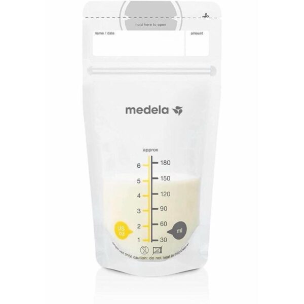 Medela Bolsas de almacenamiento de leche materna, 200 unidades