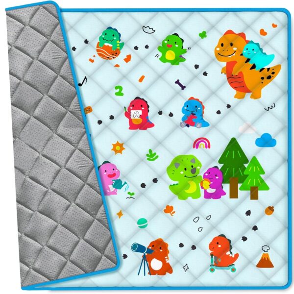 Alfombrilla o tapete de bebé lavable de 127 × 127 cm o 50 × 50 pulgadas