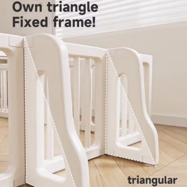 Soporte Triangular Reforzado para Corral de Bebé