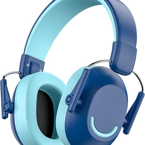 Protectores Auditivos Infantiles Link Dream – Orejeras o auricular Antirruido para Niños SNR 30 dB (3 a 16 años), azul