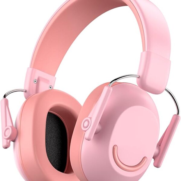 Protectores Auditivos Infantiles Link Dream – Orejeras o auricular Antirruido para Niños SNR 30 dB (3 a 16 años), rosado