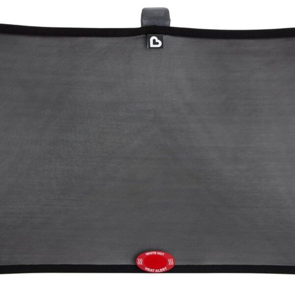 Parasol Magnético para Auto Munchkin® Brica® Magnetic Stretch to Fit™- parasol de 35 × 71 cm (14 × 28”) que se estira hasta 46 × 86 cm (18 × 34”) – Negro