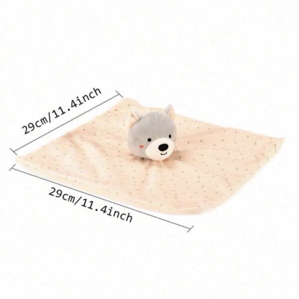 Manta de Apego para Bebé 29×29 cm – Suave y Esponjosa con Personaje de Tela, Dou Dou de Seguridad para Recién Nacido, T-Rex