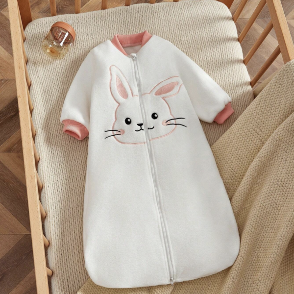 Saco para dormir de bebé calientito, conejito