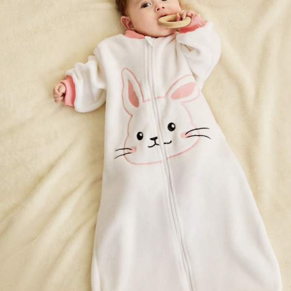 Saco para dormir de bebé calientito, conejito