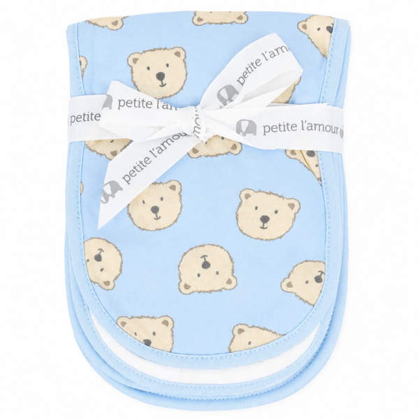 Set de 3 Paños para Eructar de Bebé de Algodón – Absorbentes y Suaves (47 × 19 cm)