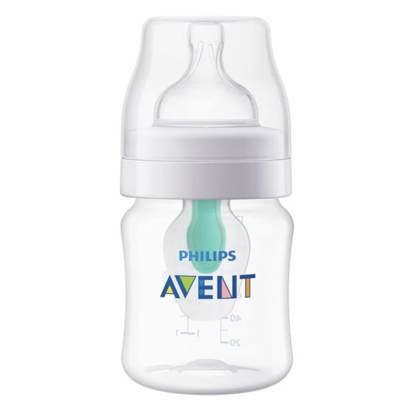 Philips Avent Biberón Anticólicos con Ventilación AirFree 4 oz (125 ml) Flujo 1 – 0m+