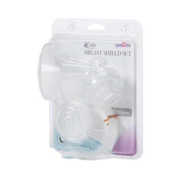 Kit de Repuesto Breast Shield Spectra 20mm – Compatible con Extractores Spectra S1, S2 y S9 | Set Completo con Válvula y Tubo