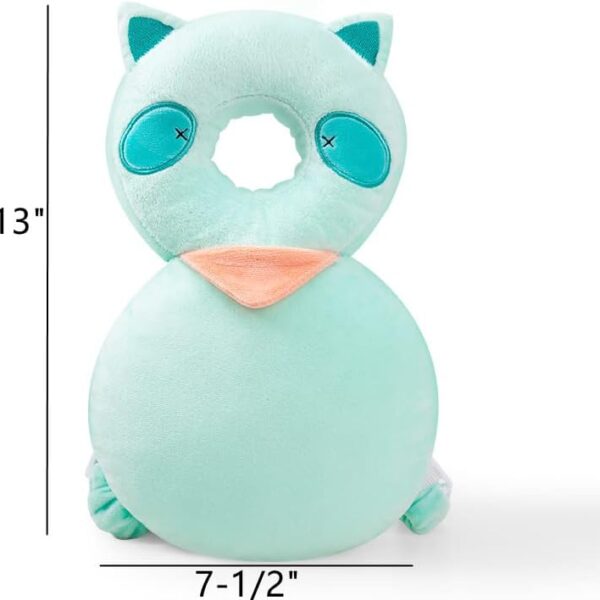 Protector de Cabeza para Bebé – Diseño Antigolpes de mapache