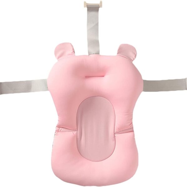 Soporte de Baño Antideslizante – Máxima Comodidad y Seguridad para Bebés, rosado