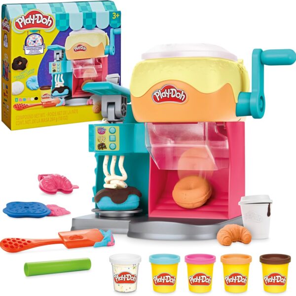 Play-Doh Donut Drop Shop Playset Set de Donas para Niños 3+ – Juguete Creativo con Masa y Accesorios