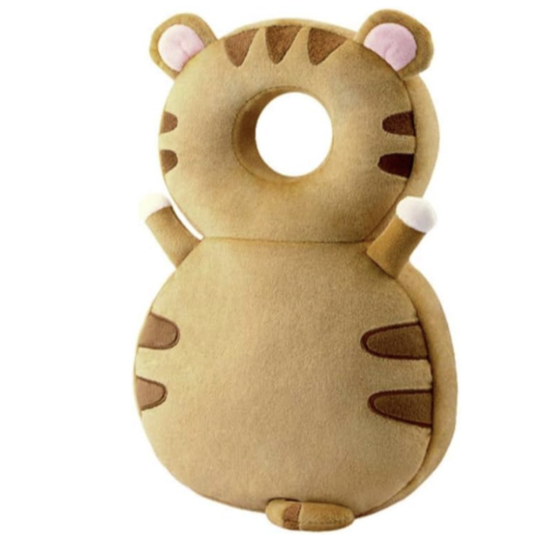 Protector de cabeza para aprender a caminar y gatear / mochila acolchada de seguridad, trigre