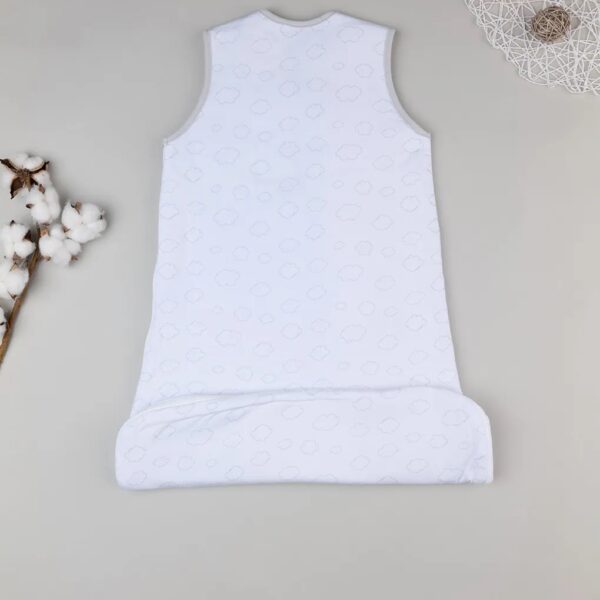Prenatal- Saco de Dormir para Bebé 100% Algodón con Estampado de Nubes largo ajustable, tog 2.5–talla 65-95 cm (6-24 meses) Unisex