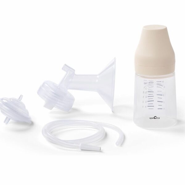 Spectra - Kit de accesorios de extractor de leche materna prémium con biberones - 24mm - Accesorios para extractor de leche