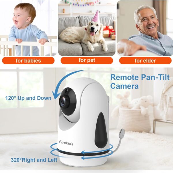 Firstkids-Monitor de Bebé con Pantalla de 5