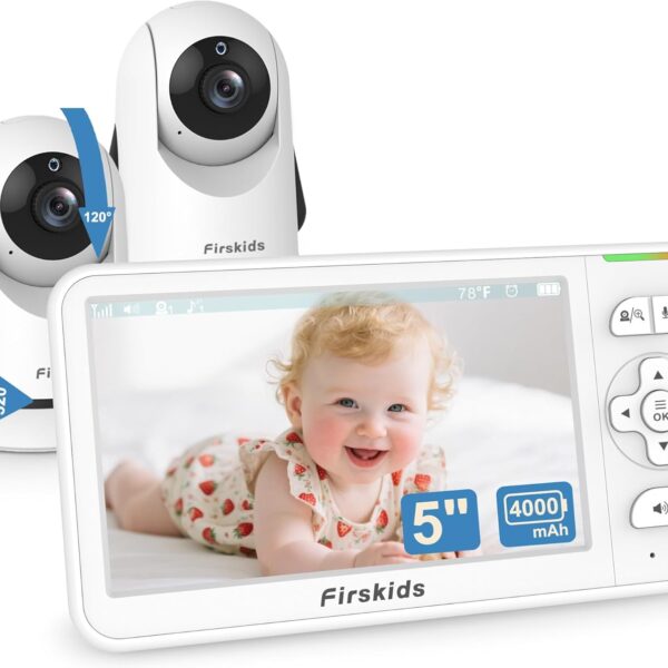 Firstkids-Monitor de Bebé con Pantalla de 5