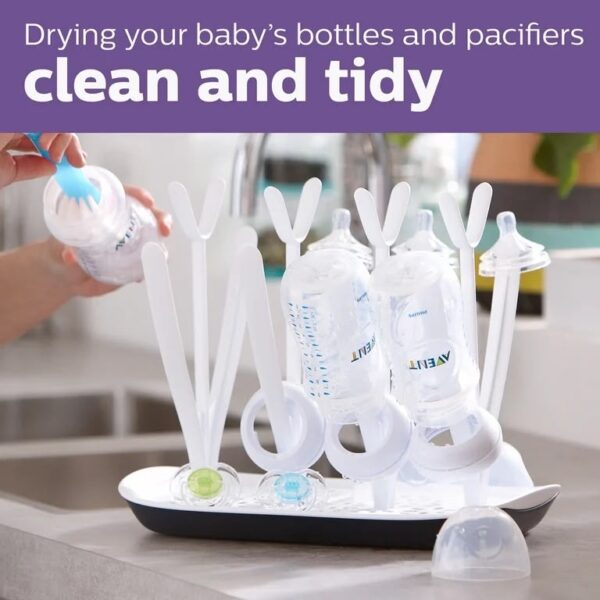 Escurridor de Biberones Philips Avent | Secador Higiénico para Biberones, Tetinas y Accesorios
