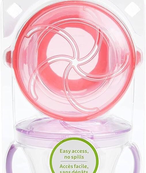 Munchkin Snack Catcher Set de 2 Vasos para Snacks Antiderrames con Asas | Libre de BPA | 12+ Meses