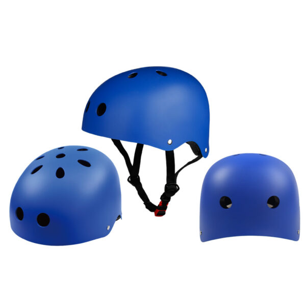 Casco Deportivo Unisex para Niños y Adultos – Ciclismo, Patinaje, Scooter y Skateboard – Talla M (54-57 cm)- Azul