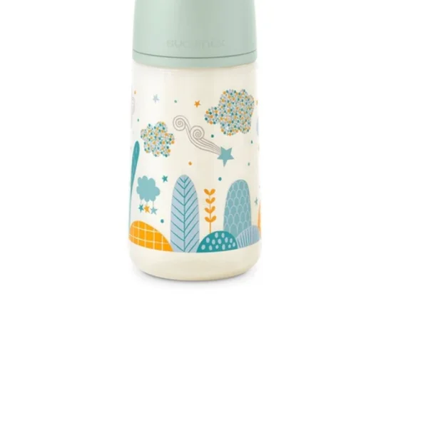 Suavinex Dreams Biberón Fisiológico 270 ml | Tetina SX Pro de Silicona Flujo Medio (M) | Anticólico | +3 Meses | Celeste
