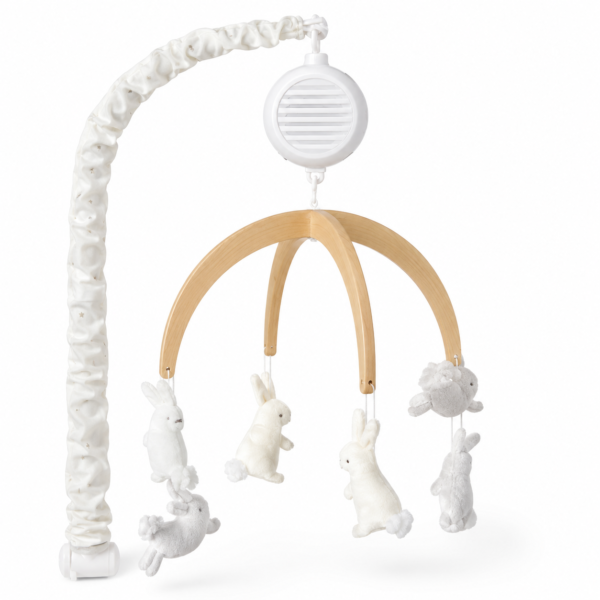 Móvil para Cuna con Música y Ruido Blanco Cloud Island™ conejitos