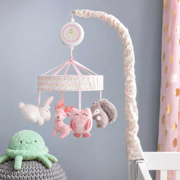 Móvil para Cuna con Música y Ruido Blanco Cloud Island™ bosque rosa