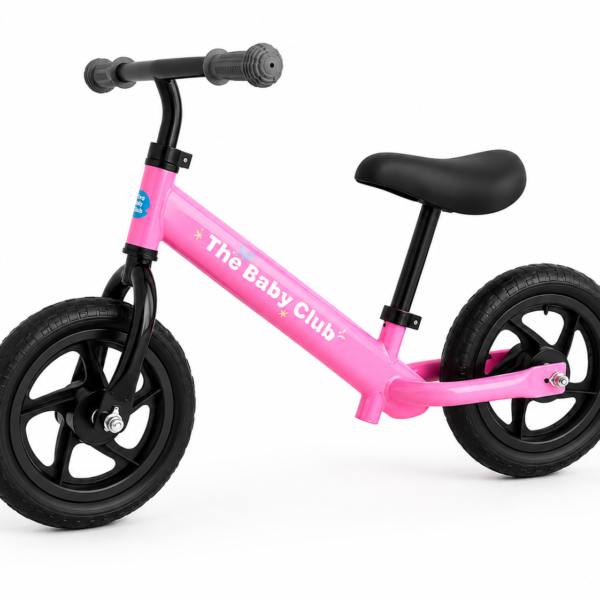 Bicicleta de Equilibrio para Niños de 2 a 5 Años | Sin Pedales | Marco de Acero al Carbono | Llantas de Espuma EVA | 9 niveles de ajuste- rosada