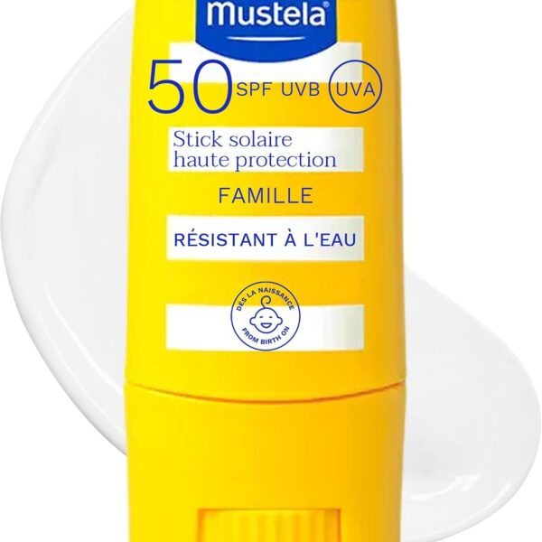Mustela Stick Solar SPF 50 Alta Protección Familiar – Rostro y Cuerpo 10 ml