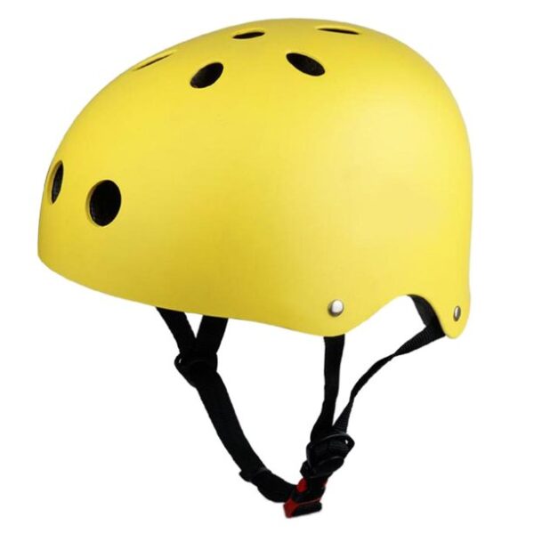 Casco Deportivo Unisex para Niños y Adultos – Ciclismo, Patinaje, Scooter y Skateboard – Talla M (54-57 cm)- Amarillo