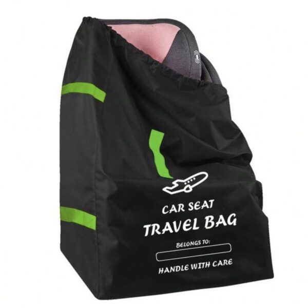 Bolsa de Viaje para Silla de Auto para Bebé – Funda Protectora Impermeable para Avión y Transporte con Correas Tipo Mochila