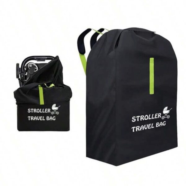 Bolsa de Viaje para Coche de Bebé – Funda Protectora Impermeable para Avión con Correas Tipo Mochila y Diseño Plegable