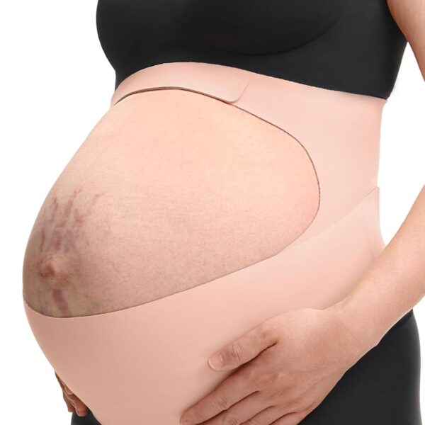Faja o Banda de Soporte para Embarazo Momcozy CozySupport Ergonest – Cinturón de Maternidad Invisible y Transpirable para Abdomen, Espalda y Cintura