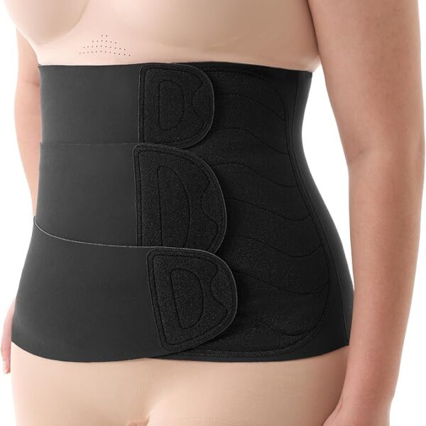 Faja Postparto Momcozy Ergowrap – Soporte Abdominal 3D y Lumbar Ergonómico, Transpirable y Discreto