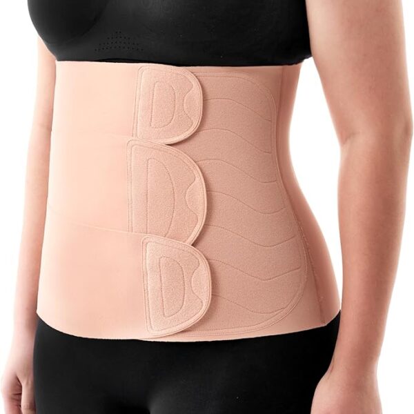 Faja Postparto Momcozy Ergowrap – Soporte Abdominal 3D y Lumbar Ergonómico, Transpirable y Discreto