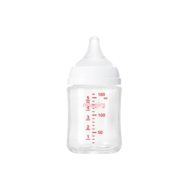 Biberón Pigeon SofTouch Boca Ancha 160 ml (5 oz) para Recién Nacidos – Tetina Anticólicos