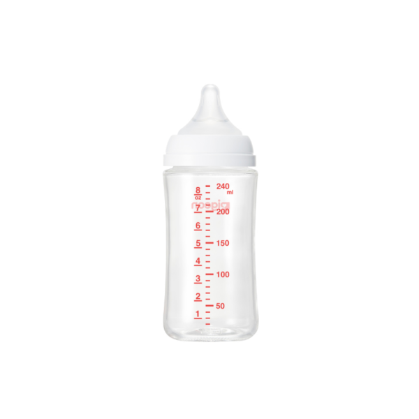 Biberón Pigeon SofTouch Boca Ancha 240 ml (8 oz) – Tetina Anticólicos