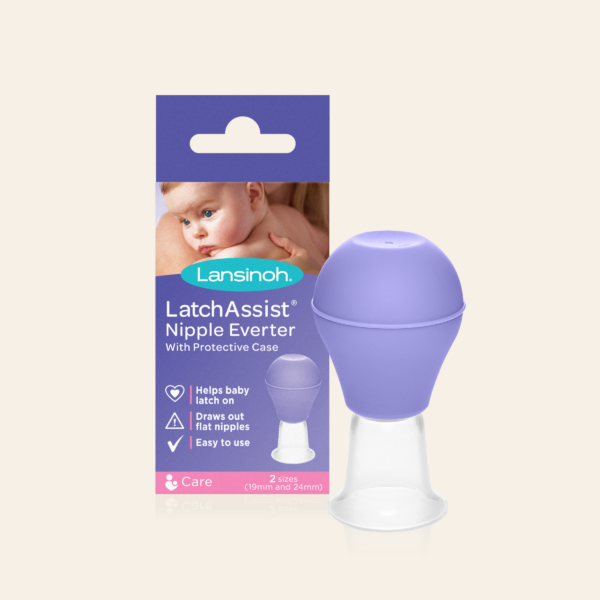Formador de Pezón Lansinoh LatchAssist – Corrector para Pezones Planos o Invertidos con 2 Tallas