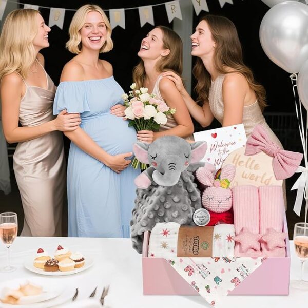 Set de Regalo para Bebé Niña 9 Piezas | Kit de Bienvenida para Recién Nacida | Baby Shower y Regalo de Nacimiento