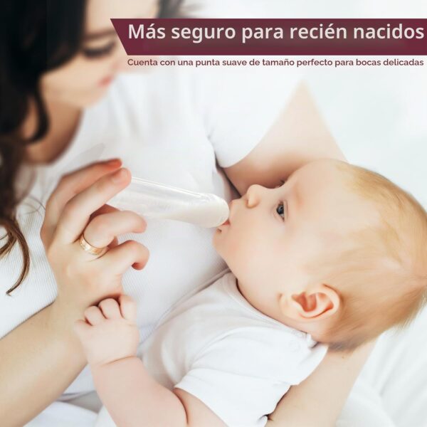 Kit Colector de Calostro Horigen MomFree – 6 Unidades de 0.2 fl oz, Silicona Grado Alimenticio para Recién Nacidos
