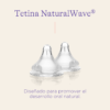 Tetinas Lansinoh NaturalWave Flujo Rápido Talla L +6 Meses – Pack de 2, Anticólicos